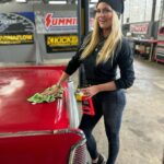 Courtney Hansen Instagram - Today wiping down our latest project car that rolled into #ROYLGarage. @motortrendtv ❤️💥