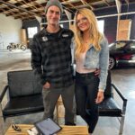 Courtney Hansen Instagram - Working with my longtime friend @fullermoto is a total joy. He’s serious about his work but always has fun. It makes the intense grind we’re in so much easier. Bryan’s designs are insane! Can’t wait to share season 2 of Ride Of Your Life with you!!! 💥