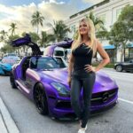Courtney Hansen Instagram - Supercars meet American classics on an episode of Ride Of Your Life season 2 💜💥