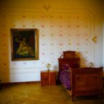 Crispin Glover Instagram - Inside the room with newly restored frescoes taken from a different angle to the previous photo. The painting subject is Leda and the Swan. Zamek Konarovice, Czech Republic. Thank you again to everyone at the excellent shows Brooklyn and New Jersey. Crispin