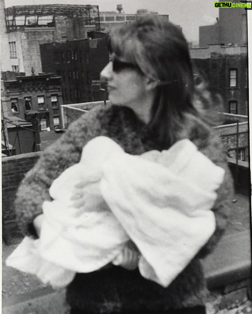 Crispin Glover Instagram - Marion Elizabeth Lillian Betty Krachey Bloom Koerber Glover and Crispin Hellion Glover in New York, New York 1964