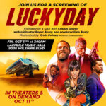 Crispin Glover Instagram - I had a great time playing the character Luc and working with the cast and crew in my friend, auteur, Roger Avary’s new film Lucky Day. The film will be released in the US in theaters and elsewhere Friday October 11 through Lionsgate. I will be in attendance at this screening and doing a Q and A with writer, director Roger Avary and producer Gala Avary after screening. This link can be copied to get information on attending: https://www.laemmle.com/film/lucky-day I look forward to seeing everyone there.  Thank you, Crispin