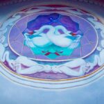 Crispin Glover Instagram - A closer photo of the central fresco of this hallway. Zamek Konarovice Czech Republic