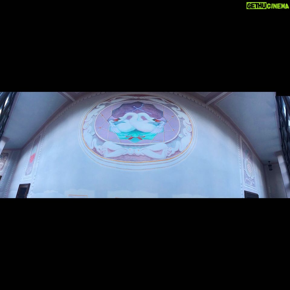 Crispin Glover Instagram - Around the corner from the previous photo in the hall is another series of frescoes. Zamek Konarovice Czech Republic