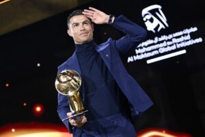 Cristiano Ronaldo Instagram - Proud to have won three awards today 🏆 A big thank you to all the staff, teammates and fans who keep making me better everyday!🙏🏽
