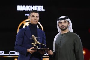 Cristiano Ronaldo Instagram - Proud to have won three awards today 🏆 A big thank you to all the staff, teammates and fans who keep making me better everyday!🙏🏽