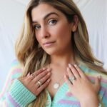 Cristina Ferrare Instagram - I know I’ve been gone for a bit but I will be back soon and sharing all that’s new but today I wanted to share my daughter’s @ariannasalyards_ Honor and Hope Necklace ( infertility awareness.) “Birthed from pain, created to serve a purpose the HONOR & HOPE necklace is NOW LIVE. 🌈🌨️ Our lives forever changed late 2021 with our first loss with two to follow in the year to come, each loss was so different yet the love and heart break the same. Through this last year, I have been profoundly changed, and as I continue to share my story to help other women like myself, I partnered up with Silpada Designs to create a necklace that I hope provides comfort to those dealing with pregnancy loss and any type of fertility issues, as well as donating part of the proceeds from the necklace to help continue access to care, advocacy, eduction, awareness and community support. If this necklace could help provide a sense of grounding or calm to someone going through it, for me continuing to share my story is worth it. For me wearing the necklace allows me to share my story if I want while continue to physically hold on to their memory. Designed to provide comfort to those dealing with pregnancy loss, infertility, fertility struggles and to share the stories that connect us. This is how I choose to honor them, and hope for the future. #wearyourstory Swipe to see all the ways to wear it. As a thank you for being part of the launch grab you $20 by using arianna20 off the honor and hole necklace, link in my profile. bit.ly/3Hm3SGs - Code arianna20 #necklace #silpadastyle #silpada