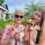 Cristina Ferrare Instagram – It’s International Dog Week!!! My grand pups @tatertot__thedog & @otisdcooks @ariannasalyards_ and I took them for a #pupacinno to celebrate!!! They bring nothing but pure love and joy into our lives!! Both Tater Tot & Otis are rescue pups! #loveleorescue #dogslife #dogsofinstagram #dogs #rescuepup #recuedogsrock  #recuedogs #love
