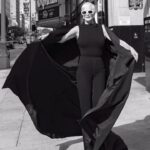 Cristina Ferrare Instagram - No flashback here - supermodel @cristinacooks in full comeback effect, giving us a primer on How It’s Done. Walk that walk, you goddess! #supermodels #cristinaferrare #chanelshoes #paige #ditaeyewear #comebackstronger #girlgaze #goddessrising DTLA