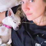 Cristina Ferrare Instagram - It’s International Dog Week!!! My grand pups @tatertot__thedog & @otisdcooks @ariannasalyards_ and I took them for a #pupacinno to celebrate!!! They bring nothing but pure love and joy into our lives!! Both Tater Tot & Otis are rescue pups! #loveleorescue #dogslife #dogsofinstagram #dogs #rescuepup #recuedogsrock #recuedogs #love