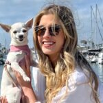 Cristina Ferrare Instagram - It’s International Dog Week!!! My grand pups @tatertot__thedog & @otisdcooks @ariannasalyards_ and I took them for a #pupacinno to celebrate!!! They bring nothing but pure love and joy into our lives!! Both Tater Tot & Otis are rescue pups! #loveleorescue #dogslife #dogsofinstagram #dogs #rescuepup #recuedogsrock #recuedogs #love
