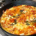 Cristina Ferrare Instagram - Some days I’m just too busy or too tired to go to the grocery store. When that happens, I look for food in the refrigerator and hope I can find something that I can turn into a meal. “WHAT I FOUND IN MY FRIDGE TODAY” I TURNED LEFT OVERS INTO THIS! A BEAUTIFUL FRITTATA! See what veggies, and leftover meats, and cheeses you can find in your refrigerator and use your imagination to put your own spin on making this delicious dish! #eggs #frittata #leftovers #leftoversforlunch #leftoverfordays #eggs