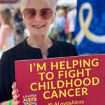Cristina Ferrare Instagram - Tony and I spent the afternoon over the weekend at U.C.L.A to attend a childhood cancer fund raiser, “Alex’s Lemonade Stand” Alex was diagnosed with neuroblastoma at one year’s old. At 4 Alex set up a lemonade stand in her yard to fundraise for children with cancer. She raised over $2,000 dollars! By the time of her passing at 8 she raised $1million dollars and left a legacy of hope to help cure childhood cancer! Her family continued the yearly fund raiser. You can read about this remarkable child and her family at “Alex’s Lemon Aid Stand” Great Chefs from all over the country come to this event every year to cook and share their extraordinary cuisine! I was inspired, moved and humbled by the experience.I did however eat my way through the whole event! #childhoodcancer #alexlemonadestand #cancer #fundraiser