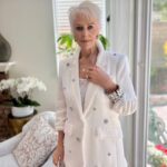 Cristina Ferrare Instagram - On our way for a very special event this evening for @racetoerasems started by my dear friend @nancypeaceandlove My beautiful suit courtesy of @cinqasept The fashion show this evening will feature all their beautiful designs! Nancy has raised millions on behalf of MS to prolong life and help in finding a cure!