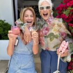 Cristina Ferrare Instagram - I spent the best afternoon with my daughter @alextcooks along with some of my dear and cherished friends. This was an exquisite and heartfelt event with @voguemagazine and hosted by my dear friend mollanderson in her beautiful home. @drjashton chief medical correspondent for ABC News, founder and chef Helene Henderson of @malibufarm and Moll spoke about beauty and balance in your life! It wasn’t hard to find it there as we were surrounded by beauty as far as you could see. The blue ocean, colorful gardens, lavender table settings with fresh flowers, the aroma of the ocean air and warmth of the sun! Thank you Moll for sharing your vision on how to incorporate beauty and balance into our lives! @mollanderson 🤗❤️ #womensfashion #womenempowerment #womensupportingwomen girlfriends #healthandbalance