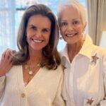 Cristina Ferrare Instagram - My daughter @ariannasalyards_ and I attended an event for her lifelong friend @katherineschwarzenegger to celebrate the launch of her collection with @cleobella it was an enchanting time watching little girls wearing matching dresses like their mommas, so sweet! It really is a lovely collection! It was great to be with my long time friend @mariashriver to watch our daughters Arianna, Katherine, and Christina come together to celebrate and support one another! Congratulations Katherine! Love you all!❤️