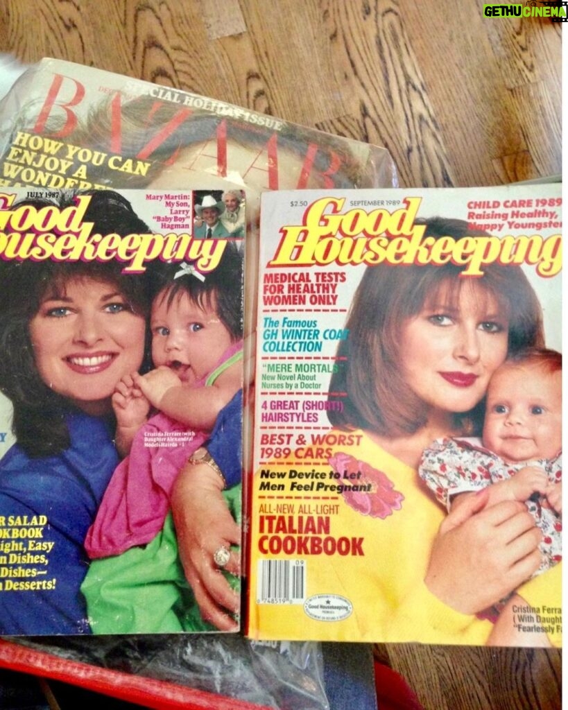 Cristina Ferrare Instagram - Two covers I’m most proud of, Alex @alextcooks & Arianna @ariannasalyards_ and I on the cover of “Good Housekeeping”! Swipe to see and feel that precious bond between sisters! As a mother there is nothing that can fill my heart with unconditional love and happiness ❤️#sisters #family #love
