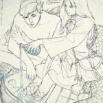Curie Lu Instagram – Illust no.2, fantasy reportage: witch and merman

Two down, one to go! • 3•”