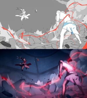 Curie Lu Instagram - #CastlevaniaSpoilers #PowerhouseAnim 
My S4 Castlevania rebis finisher from Episode 9. Genga comparison cus it just ain't the same without the composting magic of Adam Dean's, Stephen Swirsky, and Ty Davis