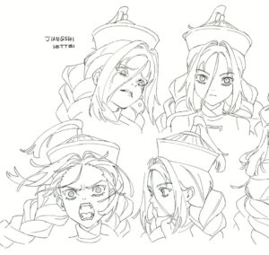 Curie Lu Instagram - Yaoguai modelsheet