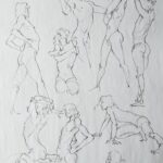 Curie Lu Instagram - Life drawing at calarts spam pt 2 California Institute of the Arts