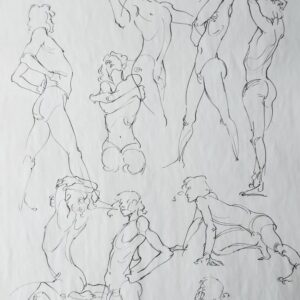 Curie Lu Instagram - Life drawing at calarts spam pt 2