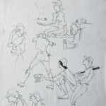 Curie Lu Instagram - Life drawing at calarts spam pt 2 California Institute of the Arts