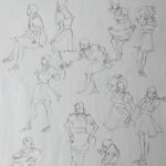 Curie Lu Instagram - Life drawing at calarts spam pt 2 California Institute of the Arts