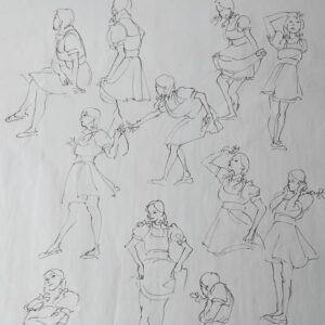 Curie Lu Instagram - Life drawing at calarts spam pt 2
