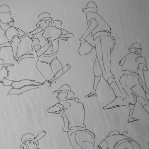 Curie Lu Instagram - Life drawing at calarts spam pt 2
