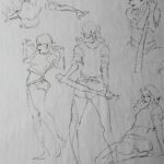Curie Lu Instagram - end of semester life drawing at calarts-- spam pt1 It was truly a delight to be able to learn and draw with so many amazing artists. I couldn't ask for better classmates. Hope you all have a restful winter break--lets get hyped to work our asses off in spring California Institute of the Arts