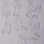 Curie Lu Instagram - end of semester life drawing at calarts-- spam pt1 It was truly a delight to be able to learn and draw with so many amazing artists. I couldn't ask for better classmates. Hope you all have a restful winter break--lets get hyped to work our asses off in spring California Institute of the Arts