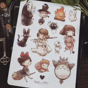 Curie Lu Instagram - Finally opened an online sticker shop as a little side hustle to my usual work. Feel free to check it out @curiesatelier ! I'll update it every so often, so stay tuned!