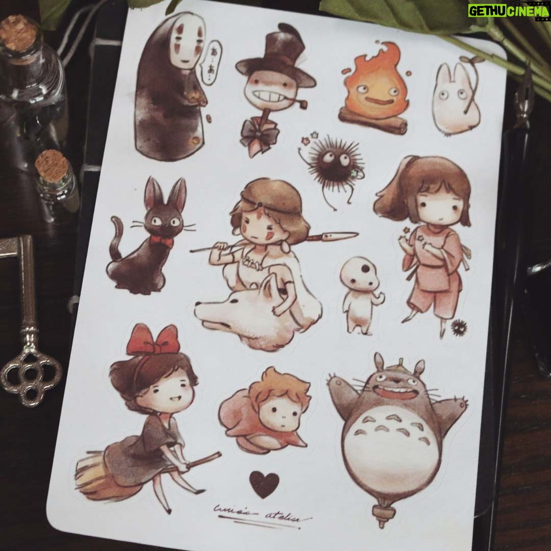 Curie Lu - 1.8K Likes - Finally opened an online sticker shop as a little side hustle to my usual work. Feel free to check it out @curiesatelier ! I'll update it every so often, so stay tuned!