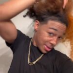 Curlyhead Monty Instagram - Put Me At The Table where they talm bout the bag not ppl 💯!! Holup Titi @officialcleo1 preciate the fresh cut 🔥🔥 Can u braid it 4Me Now 🙏🏽😁😆