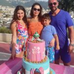 Cyrine Abdel Nour Instagram - اليوم احتفلنا بعيد بنتي تاليا بالطبيعة وعلى الطبيعة كل شي احلى … 🪸⛵️🐚 🎂 #سيرين_عبدالنور #cyrineabdelnour Jounieh - Lebanon