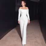 Cyrine Abdel Nour Instagram - Doha you were GREAT 🇶🇦🤍 Thank you @gema.qa for having me Stylist: @cedrichaddad Jumpsuit: @najasaade Makeup: @mhammadharb Hair: @aliiharb Photo Credits: @kifah.ballani @rockproductionme #CyrineAbdElNour #سيرين_عبدالنور Mondrian Doha