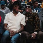 D.C. Young Fly Instagram - @atlhawks need to gone head and give me and BOOSIE permanent seats no kap #FandForLife goood game tho !!!!! And @mikalbridges played a hell of game preciate the jersey my boy 💪🏾💪🏾