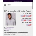 D.C. Young Fly Instagram – We added another show Baltimore!!!!I love yal so much can’t wait to see yal this week