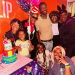 D.C. Young Fly Instagram - My baby girl turned 7 today 😢🤎🤎 and she got to see her favorite person @thatgirllaylay 💪🏾💪🏾 she was like can I have her number 😂🤦🏽‍♂️ 😂😂
