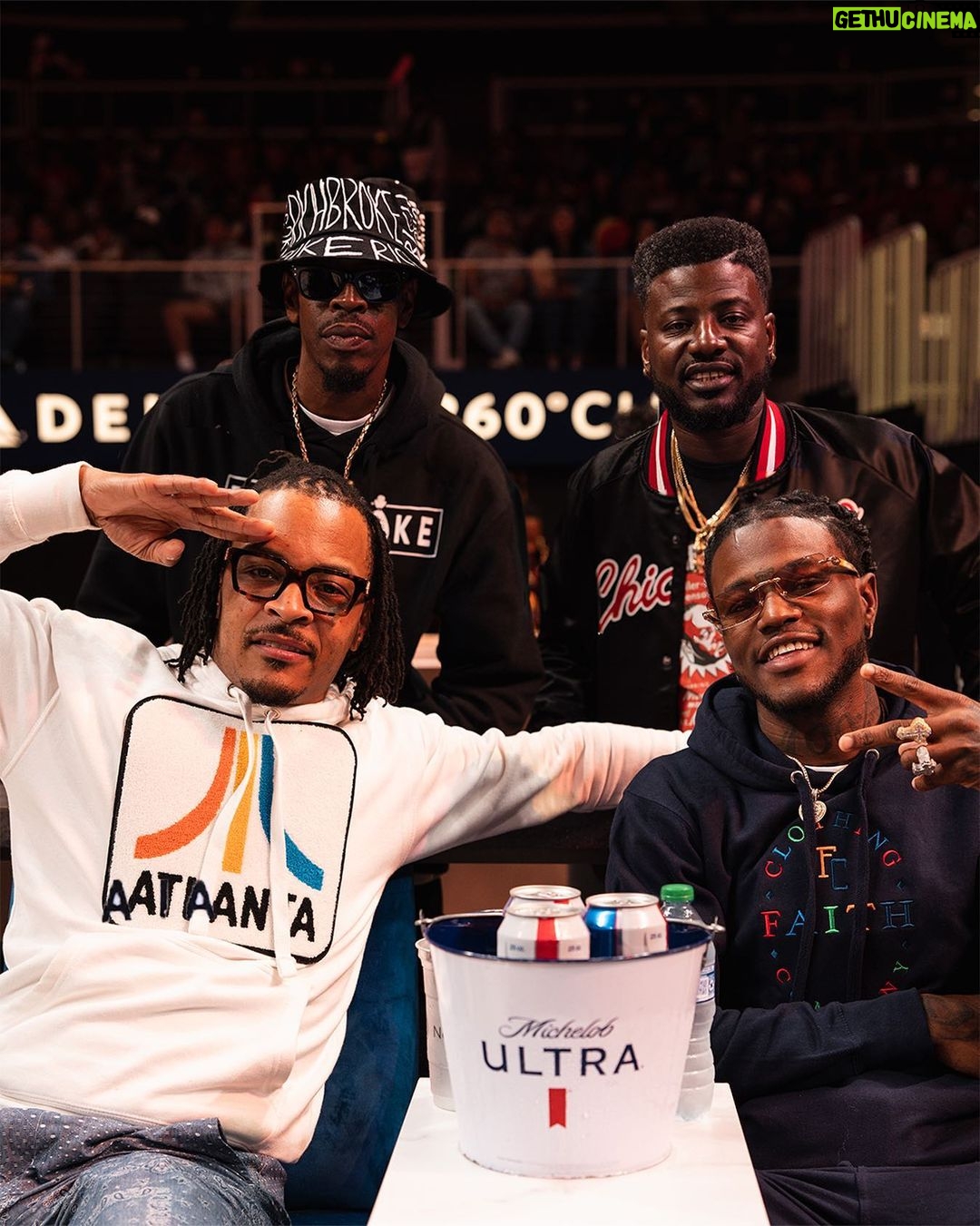 D.C. Young Fly Instagram - ATL royalty courtside 🫡 #ULTRACourtside