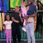 D.C. Young Fly Instagram - My baby girl turned 7 today 😢🤎🤎 and she got to see her favorite person @thatgirllaylay 💪🏾💪🏾 she was like can I have her number 😂🤦🏽‍♂️ 😂😂