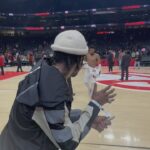 D.C. Young Fly Instagram - We ain’t get the win but my Dogg @spidadmitchell gave me his jersey 💪🏾🔥🔥 Preciate that family #CollectinJerseys always had a Nba dream it’s jus fun Watchin others being great at some I wanted to do!!! Be happy wen GOD bless others 💪🏾