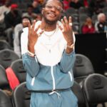 D.C. Young Fly Instagram - My dawg @russwest44 gave me his jersey tonite!!!! Outta alll the jerseys this def my favorite one Brodie 💪🏾💪🏾 hangin dis up fashooo