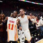 D.C. Young Fly Instagram – Man my dawg @traeyoung gave me the jersey 🔥🔥 my Brudda for life 💪🏾🔥 love seein u prosper foolie 💯 mannn I love the @atlhawks yal Ben puttin on for quite some time 💪🏾 see yal Saturday #TrynaBeSpikeLeeForTheHawks 😂😂