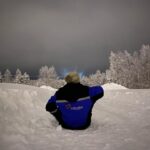 Déborah François Instagram - Derniers baisers glacés depuis l’arctique 🌬️❄️ Et les lumières du nord un soir de nuages… 🌫️
