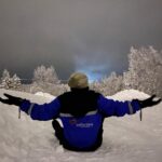 Déborah François Instagram - Derniers baisers glacés depuis l’arctique 🌬️❄️ Et les lumières du nord un soir de nuages… 🌫️