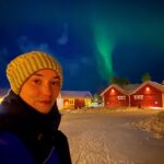 Déborah François Instagram - Northern lights 🌟 Hier j’ai réalisé un rêve, voir des aurores boréales depuis le cercle arctique. Une beauté à couper le souffle, j’en suis restée sans voix. …Et presque convaincue de l’existence des fées. Ps: images sans filtres et prises simplement depuis mon téléphone (en vrai c’est encore mieux mais j’avoue que je tremblais un peu d’émotion ☺️) Rovaniemi - Finlandia