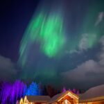 Déborah François Instagram - Northern lights 🌟 Hier j’ai réalisé un rêve, voir des aurores boréales depuis le cercle arctique. Une beauté à couper le souffle, j’en suis restée sans voix. …Et presque convaincue de l’existence des fées. Ps: images sans filtres et prises simplement depuis mon téléphone (en vrai c’est encore mieux mais j’avoue que je tremblais un peu d’émotion ☺️) Rovaniemi - Finlandia