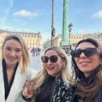 Déborah François Instagram – C’est encore mieux avec les copines 👯‍♀️ 

👏 @ziadnakad pour cette collection qui a brillé de 1000feux 💎✨👗

#pfw2024 Pavillon Vendôme – Place Vendôme – Paris
